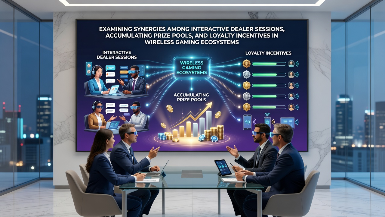 Darstellung von Live-Dealer-Sessions und mobilen Jackpot-Systemen in drahtlosen Gaming-Umgebungen