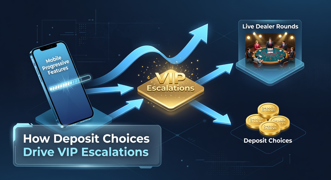 Mobile Casino-Schnittstelle mit progressiven Jackpot-Anzeigen und Live-Dealer-Tischen auf Smartphone