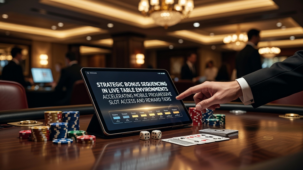Live-Tisch-Umgebungen mit strategischer Bonus-Sequenzierung und mobilen progressiven Slots